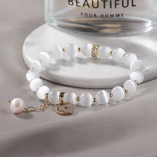 White Opal Armband